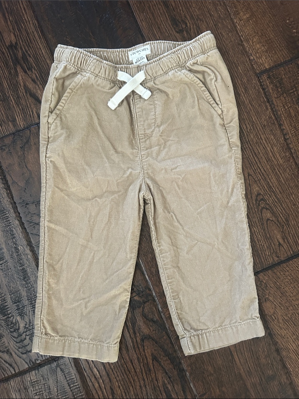 JCrew Crewcuts Kids' Pull-On Corduroy in Light Tan